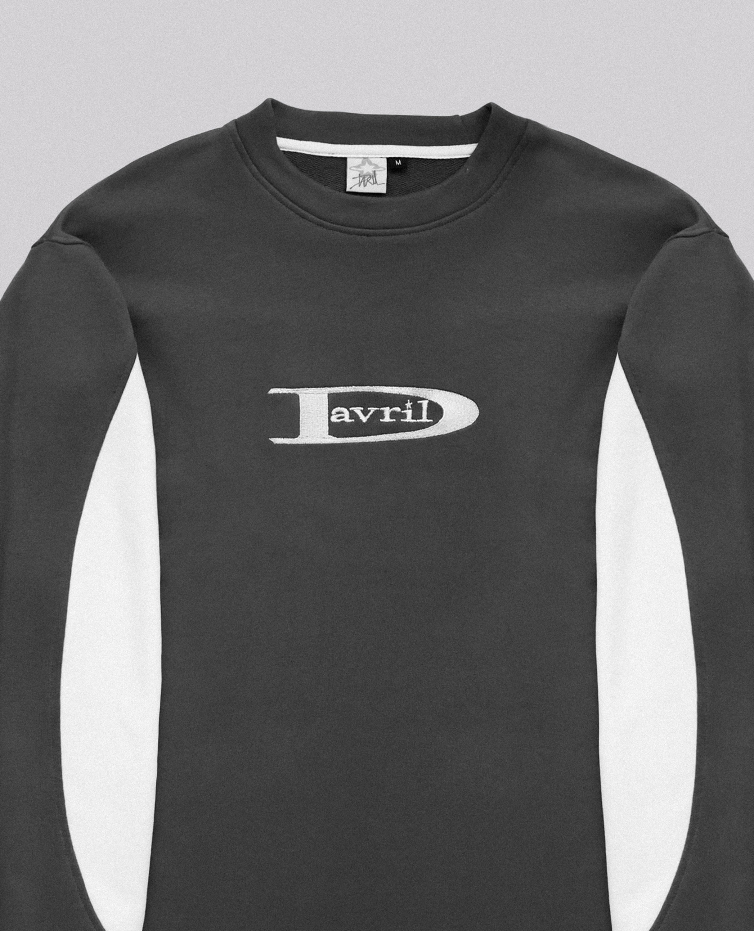 DARK GREY D CREWNECK